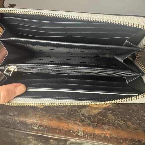 NWT Kate Spade Leila Leather Snake Python Zip Long Continental Wallet - Picture 5 of 8
